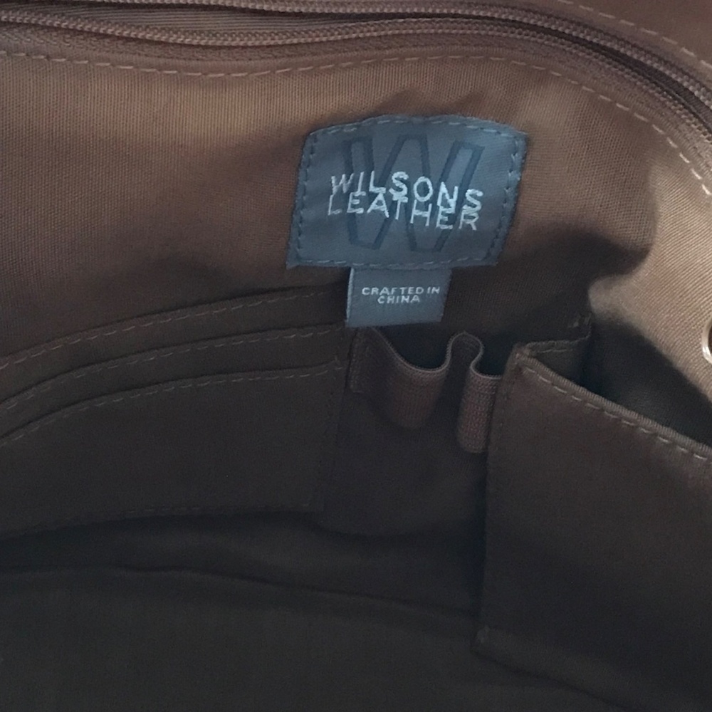 WILSONS Leather Bucket Bag Tan Shoulder Bag - Picture 14 of 16